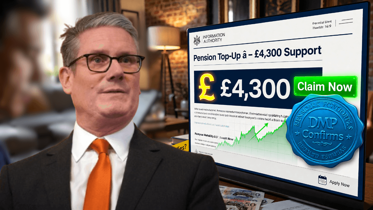 DWP Confirms £4,300 Pension Top‑Up – Who Should Claim Now
