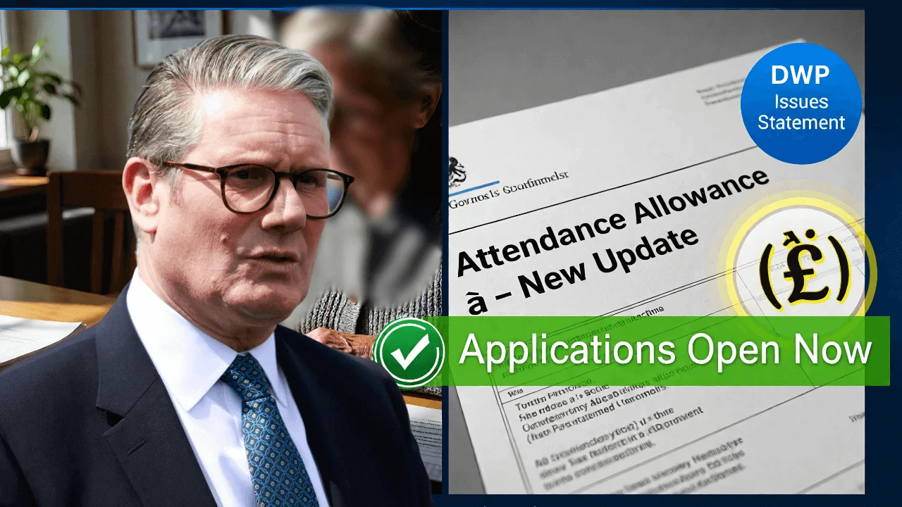 DWP Issues New Attendance Allowance Update for Pensioners Applying Now