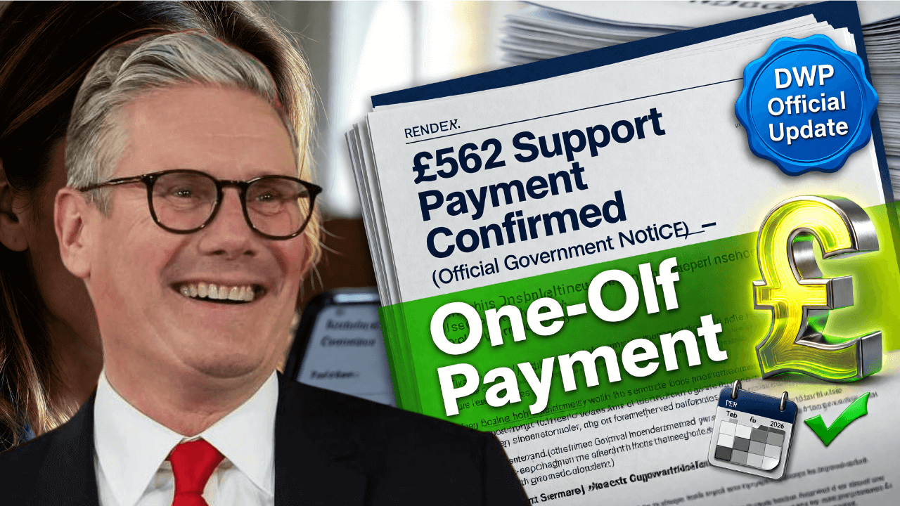 DWP Officially Confirms £562 One‑Off Support for February 2026 – Eligibility & Payment Dates Explained