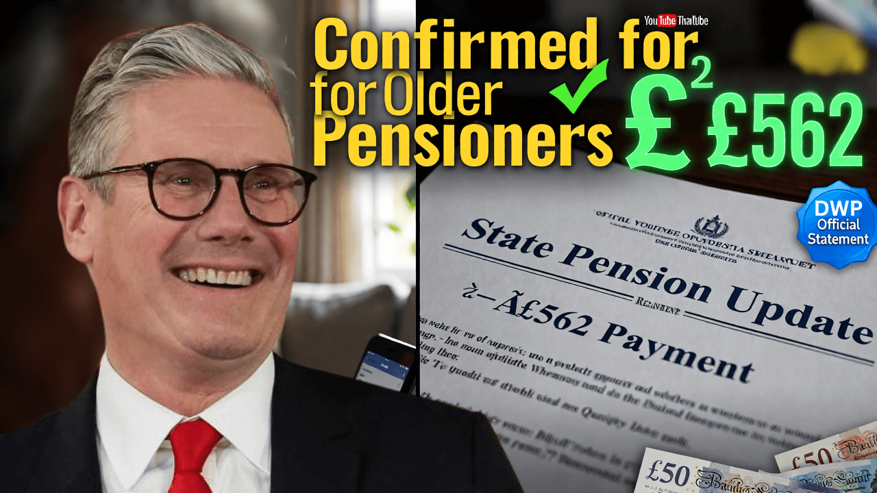 DWP Officially Confirms £562 State Pension Payment for Older Pensioners