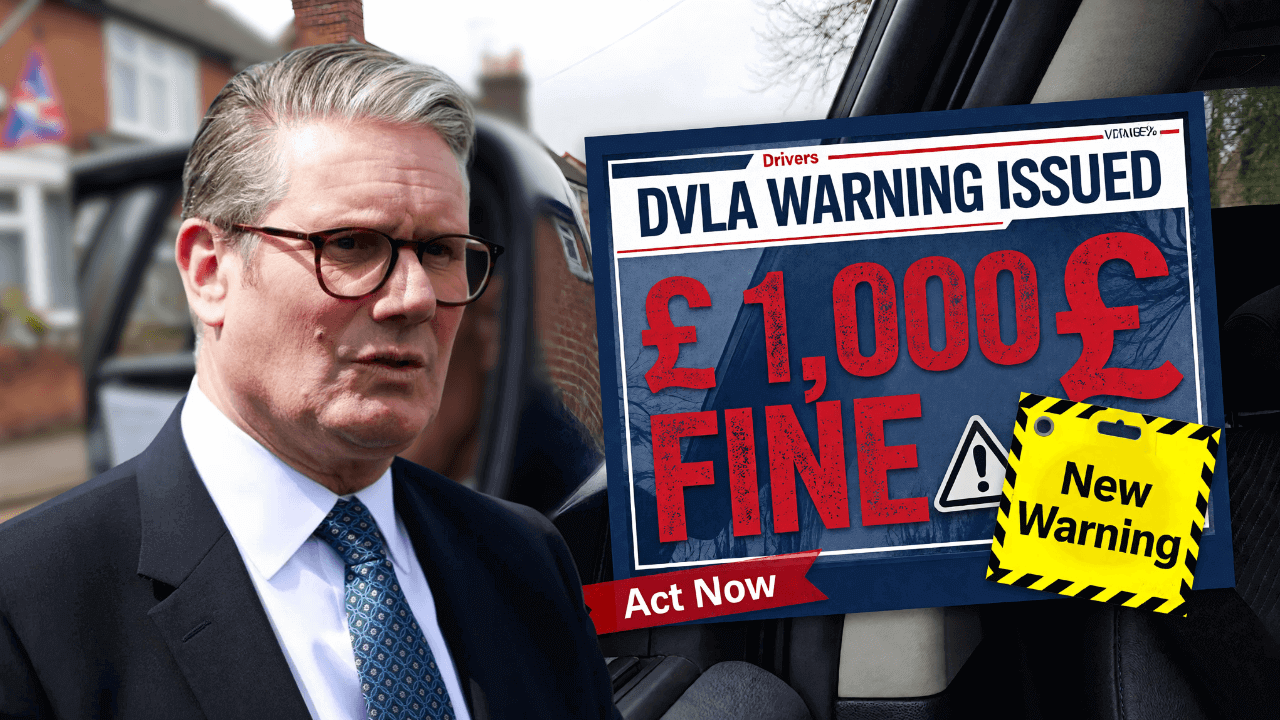 Drivers Risk £1,000 Fine After Fresh DVLA Warning