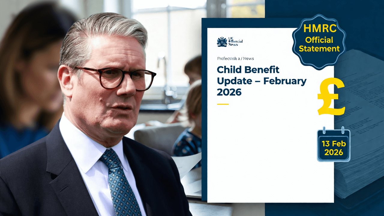 HMRC Officially Confirms New Child Benefit Rules From 13 February 2026 – Key Changes for Parents 
