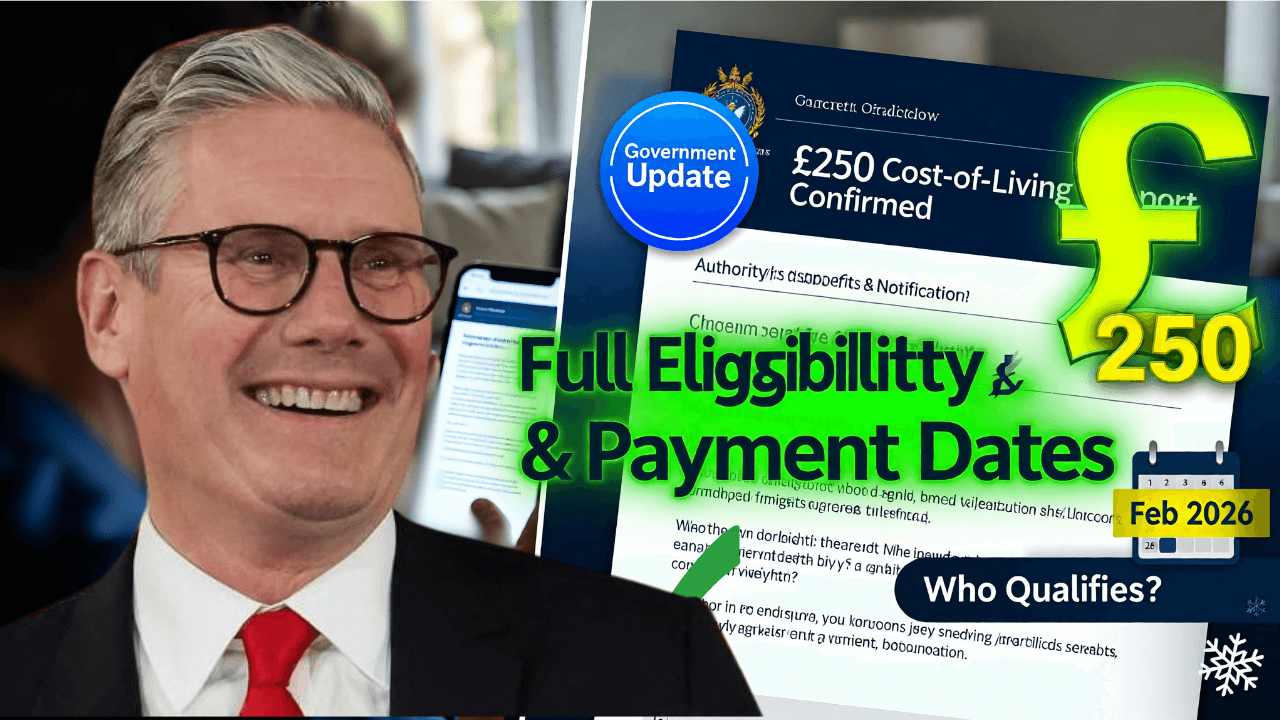 UK £250 Cost‑of‑Living Payment February 2026: Full Eligibility and Payment Details