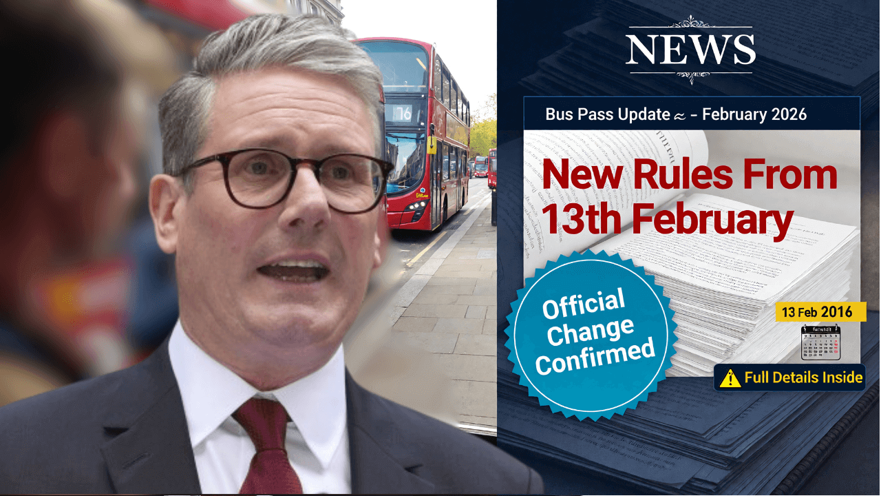 UK Bus Pass Rules Officially Changing From 13th February 2026 – Full Details