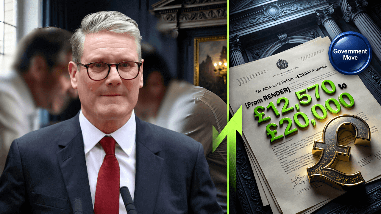 UK Government Moves to Raise Personal Tax Allowance from £12,570 to £20,000
