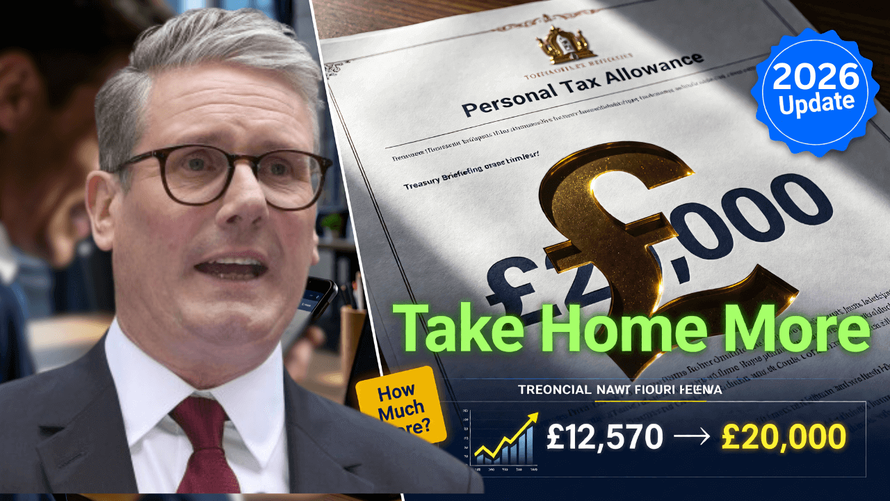 UK Personal Allowance Set to Hit £20,000 in 2026 – See How Much More You’ll Take Home